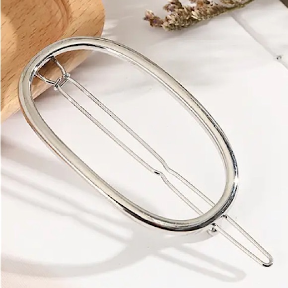 🔵𝟲𝟱%𝗢𝗙𝗙 𝗯𝘂𝗻𝗱𝗹𝗲𝘀 𝟯+🔵 NEW Large Oval Minimalist Barrette - Picture 5 of 9
